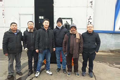 孟加拉客戶來我廠區(qū)考察